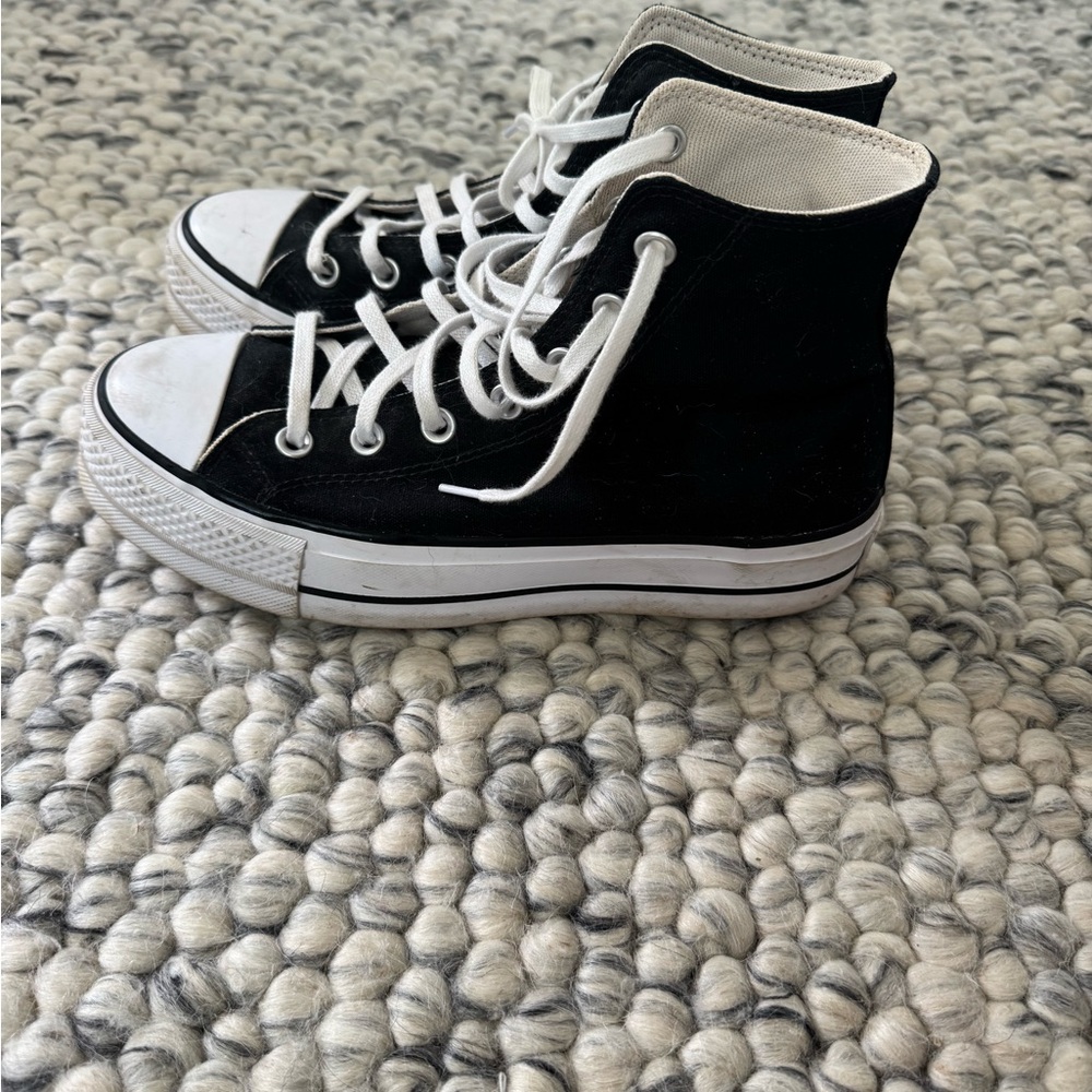 Converse Black and White Chuck Taylor Sneakers